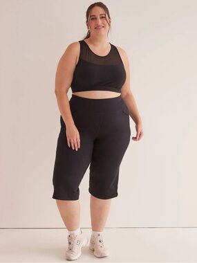 🍒 B115-Basic Relaxed Capri - Active Zone